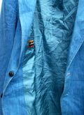 vintage Suit Cloth Jacket 70-80s Mens Authentic Blue Jeans Denim สภาพสวยๆ Made in USA. รูปที่ 3