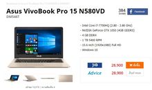 Asus VivoBook Pro 15 N580VD i7-7700HQ NVIDIA GTX1050(4GB GDDR5) รูปที่ 9