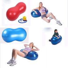 ลูกบอลโยคะ ลูกบอลถั่ว สำหรับออกกำลังกาย Peanut Yoga Ball (สีเทา) รูปที่ 5