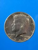 เหรียญJohn F. Kennedy Half Dollar 1964 เนื้อเงิน รูปที่ 1