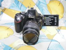 NIKON 5200 กล้อง 24 ล้านจอกางออกได้ เลนส์รุ่นใหม่ 18-55 II เล็กกว่าเดิม ปรับ P S A M ใช้เรียนถ่ายภาพได้ ถ่าย VDO Full HD สภาพสวย10o รูปที่ 2