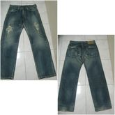 ขายกางเกง jeans EDWIN ผ้าฟอก VINTAGE ผ้าริม ทำขาดจากโรงงาน รูปที่ 3