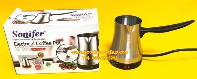 กาต้มน้ำไฟฟ้า กาชงกาแฟ กาน้ำร้อนไฟฟ้า Sokany Electronic Coffee Pot (SF-3523)