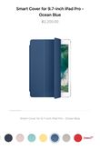 ขาย Apple Smart Cover กับ Silicone Case iPad Pro 9.7 สี Ocean Blue รูปที่ 8