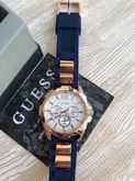 GUESS Women’s Sporty Multi Function Comfortable Navy Blue Silicone Strap Watch  U0325L8 รูปที่ 2