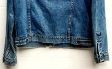 vintage 80s 90s mens jacket jeans denim GWG made in Canada เบอร์ L รูปที่ 5