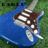 กีต้าร์ไฟฟ้า Electric Guitar stratocaster รุ่น E-40 พร้อมตู้แอมป์ และ อุปกรณ์ สีฟ้า รูปที่ 2