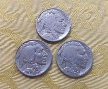 เหรียญอเมริกา 5 เซนต์ นิกเกิ้ล 3 เหรียญ ปี1929  ปี1936  ปี1937 รูปที่ 4