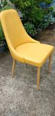 เก้าอี้ทานข้าว คลาสสิค นั่งสบาย สีเหลืองครีม สวยมากๆ รูปที่ 3