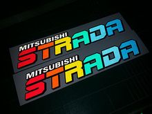 ขายสติ๊กเกอร์สะท้อนแสงแต่งรถ Mitsubishi Strada ค่ะ รูปที่ 5