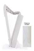 Lever Harp พิณฝรั่ง สีขาว รูปที่ 1