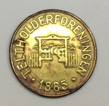 เหรียญ Dyrehavsbakken  Teltholderforeningen 1885 รูปที่ 1