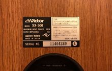 Victor sx-500 รูปที่ 3