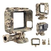 Grey Camo Protective Housing Case Cover Box Border Frame Mount for GoPro Hero 5 6 7 รูปที่ 4
