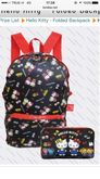 กระเป๋าเป้คิตตี้ พับได้   Hello Kitty Folded Backpack  นำเข้าจากญี่ปุ่น รูปที่ 2