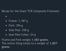 เฟรมคาร์บอน Giant TCR Composite S รูปที่ 5