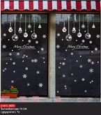 ล้างสต็อก  สติ๊กเกอร์ คริสต์มาส ปีใหม่ ติดกระจก ตกแต่ง ชิ้นงานติดเต็มหน้าต่าง ประตู รูปที่ 7