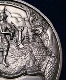 เหรียญที่ระลึกพิวเตอร์ ฉลองรัตนโกสินทร์200ปี ขนาด8cm.(มีของแถม) รูปที่ 8