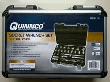 Quinnco QEA01205ชุดเครื่องมือและลูกบล็อคขนาด4หุน
จำนวน 25 ชิ้น รูปที่ 3