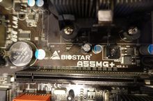 มัดรวม CPU AMD A4 3300 2.50 GHZ. ซิ้งก์เดิม  Mainboard Biostar A55MG+ Socket FM1  พร้อมฝาหลัง รูปที่ 1
