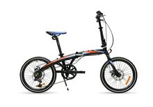 จักรยาน พับ เมโด้ Meadow รุ่น New  Move Lite 20 MY 18 เฟรมอลู โค้งสวย เกียร์ Shimano 7 สปีด ดิสก์เบรกหน้า หลัง ยางนอก 20  สี ฟ้า ดำ ส้ รูปที่ 2