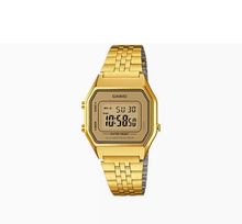 Casio Standard นาฬิกาข้อมือสุภาพสตรี สายสแตนเลส รุ่น LA680WGA-9DF - สีทอง รูปที่ 1