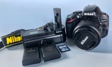 Nikon D5100 เลนส์ AFS 18 55 mm และgrip รูปที่ 1