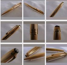 Montblanc Meisterstuck Solitaire Gold Plated Barley Ballpoint Pen  รูปที่ 1