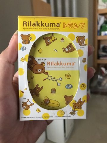 ไพ่ Rilakkuma แท้ Made in Japan