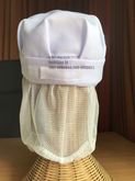 หมวกโรงงานผ้าล้วนจับจีบ ตาข่ายล่างปิดคาง รูปที่ 2