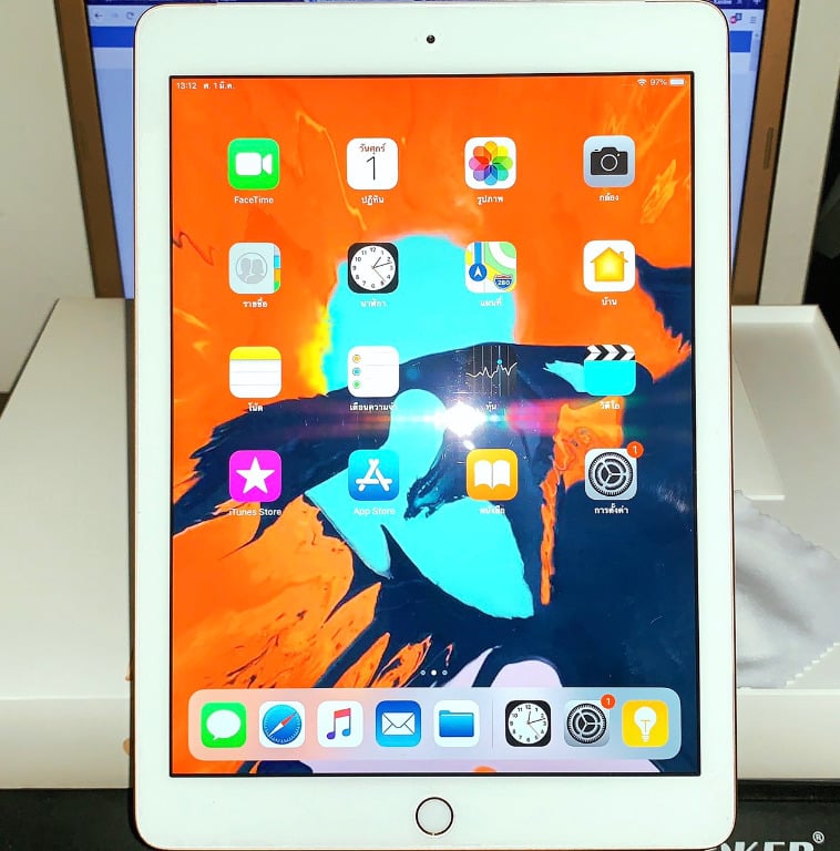 Apple iPad Air 9.7 Wi-Fi Cellular 32G Gold รองรับ pencil รูปที่ 1