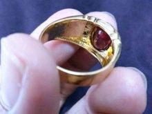 ขายแหวนทองฝังทับทิมเม็ดโต และแถมแหวนทองคำแท้อีกวงฟรี รูปที่ 3