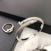 พร้อมส่ง Cartier Diamond Bangle  Ring กำไล+แหวนเพชรงานสวยมากกกกก เพชร CZ แท้ รูปที่ 3