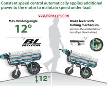 รถเข็นพร้อมกระบะวางของแบตเตอรี่ MAKITA DUC180Z+198494-2 รูปที่ 3