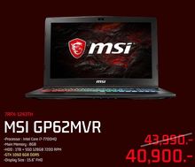 MSI GP62MVR  i7 GTX 1060 6 GB RAM 8 GB HDD 1TB SSD 120 GB Windows 10 แท้ รูปที่ 9