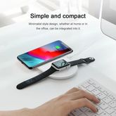 Baseus 2 in 1 Wireless Charger For iPhone X XS Max XR Apple Watch 3 2 Wireless Charging Pad (Not Support For Apple Watch 4) รูปที่ 3
