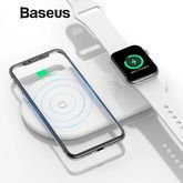 Baseus 2 in 1 Wireless Charger For iPhone X XS Max XR Apple Watch 3 2 Wireless Charging Pad (Not Support For Apple Watch 4) รูปที่ 2