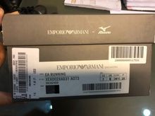 รองเท้าโครตแรร์ Emporio Armani สีดำ ไซส์ UK6, EU39.5 มือสอง กล่องเดิมครบ รูปที่ 8
