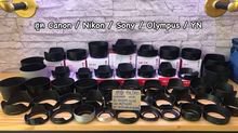 Lens Hood For Canon  Nikon Fuji Olympus มีหลายรุ่น มือ 1 สอบถาได้ค่ะ รูปที่ 1