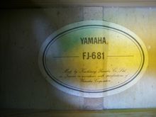 Guiter Yamaha FJ 681 รูปที่ 1