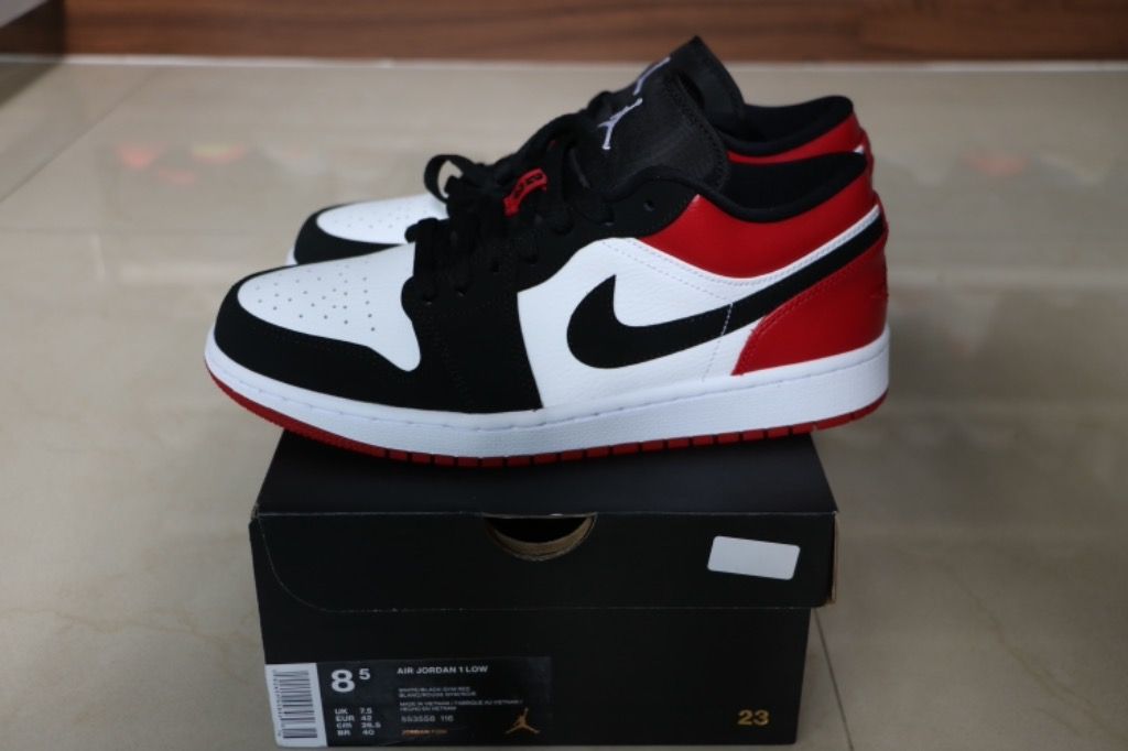 Nike Air Jordan 1 Low Black Toe Kaidee
