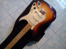 กีต้าร์ไฟฟ้า Fender Standard Stratocaster Mexico 2004 SSS สี SunBurst สีเดิม ไม้แห้ง เสียงออกเต็ม ลดเหลือ 16,000 (มารับเองลดได้) รูปที่ 7