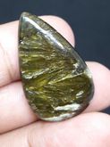 หินโกลเดนท์เซราฟีไนต์  Golden Seraphinite Stone  สีเขียว เหลือบขาว 🌼แท้สวย เป็นหินที่หลายคนชอบ เพราะมีลักษณะลวดลายเหมือนปีก รูปที่ 1