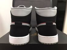 Nike Air Jordan 1 Mid BlackWhite GymRed ParticleGrey Size 12Us 46Cm  รูปที่ 7