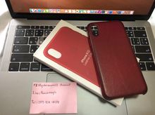 Iphone X Leather case สีแดง (Red product) ของแท้ รูปที่ 1