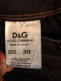 กางเกงยีนส์ Docle Gabbana สีดำ เอววัดจริง 27 ถึง 27.5 นิ้ว มือหนึ่ง ป้ายห้อย Made in Italy รูปที่ 8