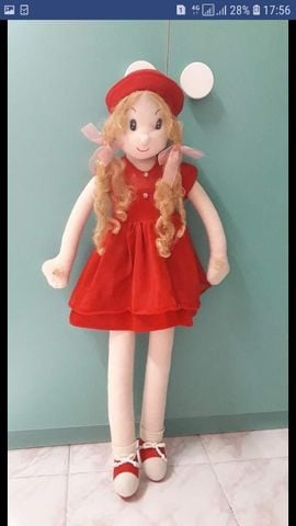 ตุ๊กตาขายาวสาวน้อยชุดแดง(มือ1)