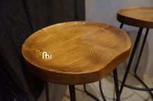 โรงงานผลิต เก้าอี้บาร์ เก้าอี้ทรงสูง ร้านกาแฟ ออฟฟิศ คอนโด ท้อปไม้ ขาเหล็กมีดีไซด์ รูปที่ 5