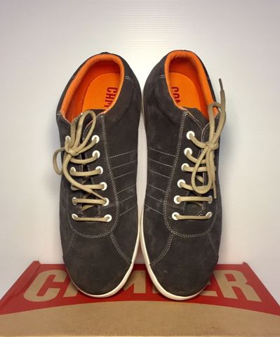 รองเท้าผ้าใบ UK 10.5 | EU 45 1/3 | US 11 น้ำตาล CAMPER Shoes รุ่น Pelotas Perlan, Size EU45, รองเท้า CAMPER หนังแท้(หนังกลับ) ของใหม่มือ 1 Originals