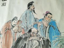 ภาพวาดอาจารย์เฉิน เป็นภาพวาดภู่กันจีนเก่า รูปที่ 6